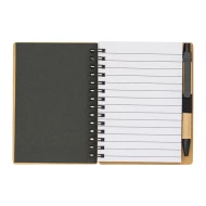 Notes gładki Smile - Czarny