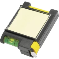 Miara 2m, poziomica, notatnik, długopis - Czarny