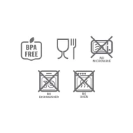 Frank Butelka sportowa 800 ml  - niebieski