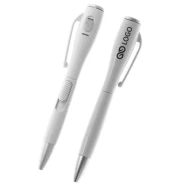 Długopis, lampka LED - Biały