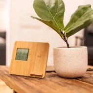 Stacja pogodowa z ładowarką Hixon - Beżowy