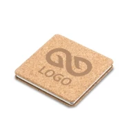 Lusterko ALEXIS w korkowej obudowie - Beżowy