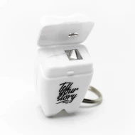 Brelok Toothy z nicią dentystyczną - Biały