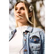 Słuchawki w etui Enlive - Szary