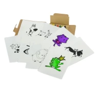 Zestaw do kolorowania Happy - Brązowy