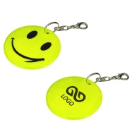 Brelok odblaskowy Smile - Żółty