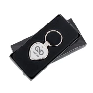 Brelok metalowy Stout Heart - Srebrny