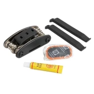 Zestaw narzędzi do roweru Biker - Czarny