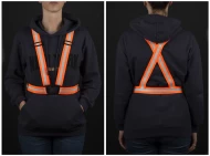 Szelki odbijające światło REFI 