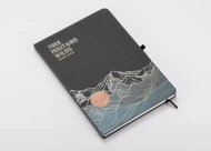 Notes z recyklingowanego PU, GLITZO A5 