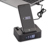 Budzik z ładowarką indukcyjną CLOCKI 