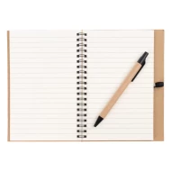 Notes Eco3 z długopisem - Czarny