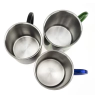 Kubek Stalowy Hugo - Niebieski