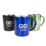 Kubek Stalowy Hugo - Czarny