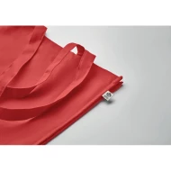 Torba z bawełny organicznej BENTE COLOUR - Czerwony
