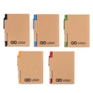 Notes Eco1 z długopisem - Niebieski