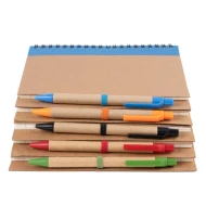 Notes Eco3 z długopisem - Czerwony